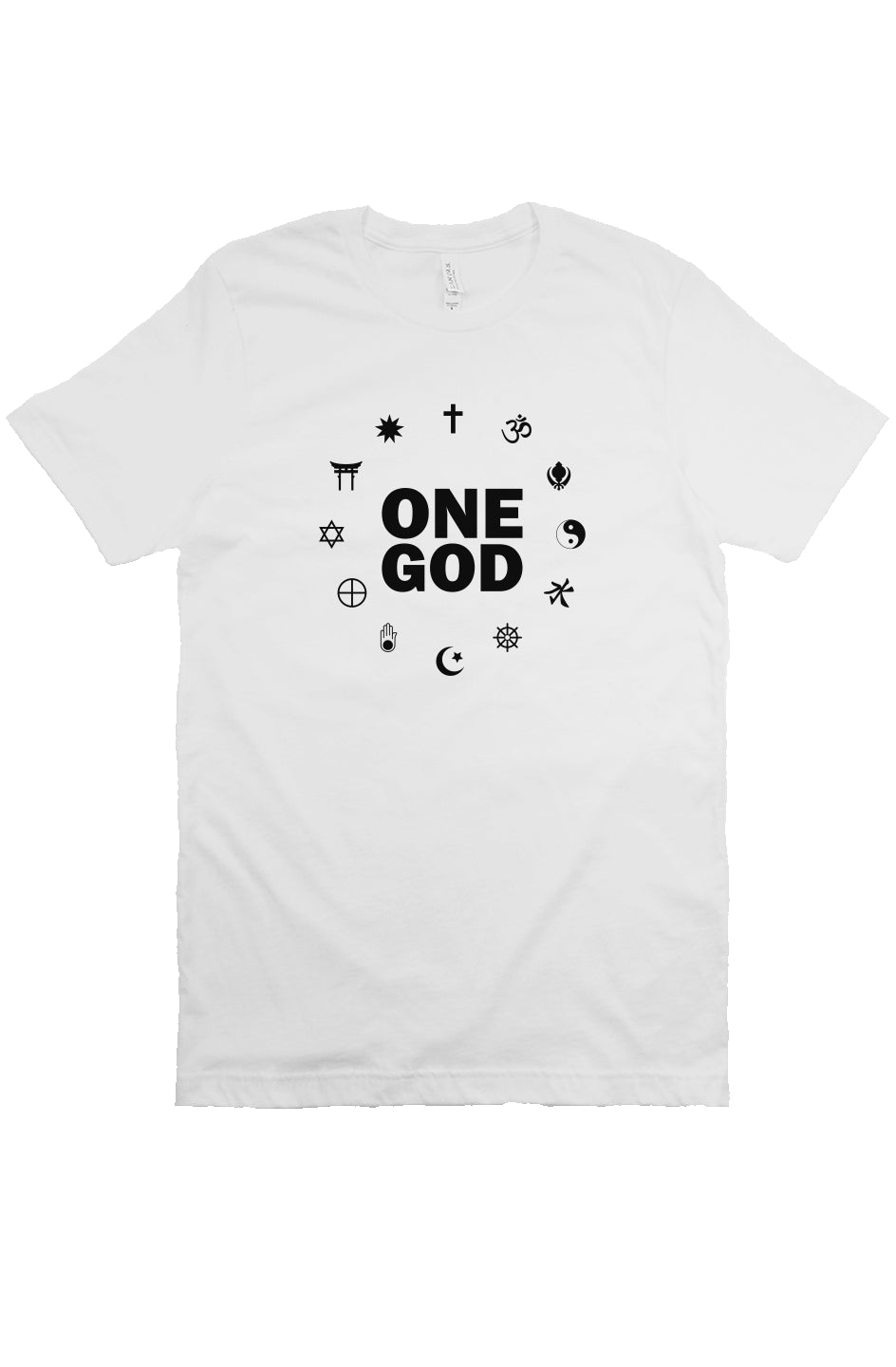 One God with Symbols - Bella Canvas T Shirt