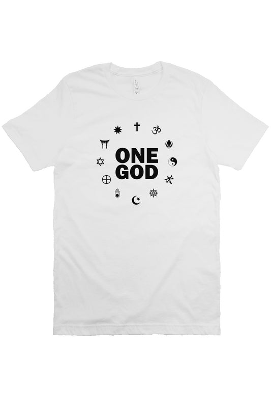 One God with Symbols - Bella Canvas T Shirt