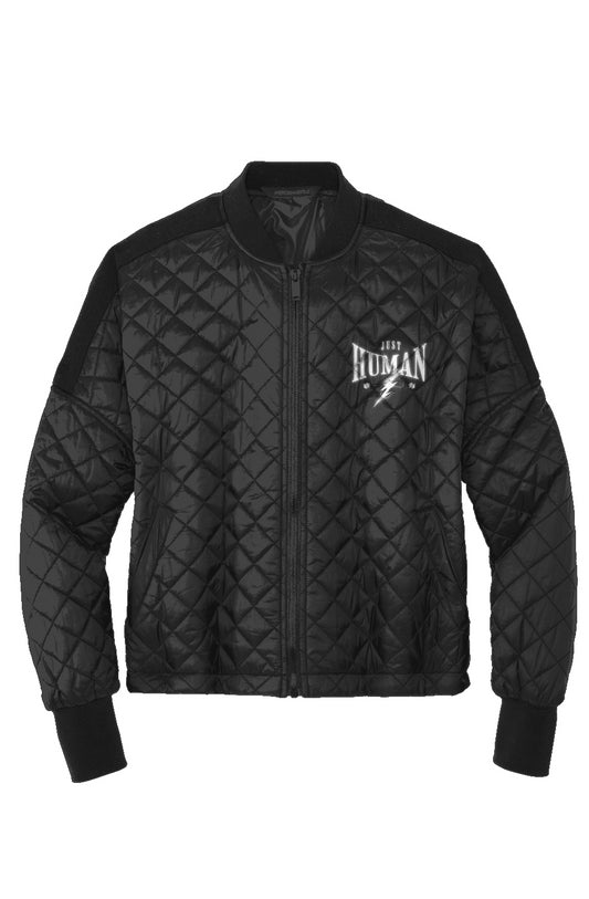 Womens Boxy Quilted Jacket - Just Human